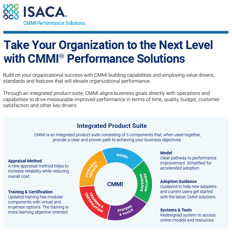 Take Your Organization to the Next Level with CMMI Performance Solutions