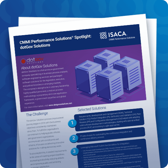 CMMI Performance Solutions Spotlight dotGov Solutions