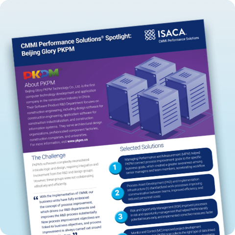 CMMI Performance Solutions Spotlight: Beijing Glory PKPM - Chinese